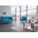 Стол журнальный SIGNAL FOSSIL A дымчатый/серебряный, 120/60/40